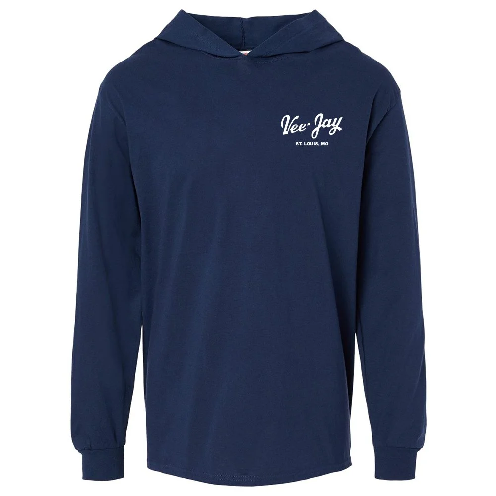 Unisex Hooded Long Sleeve T Shirt Custom Screen Printing Embroidery Shirt Kong St. Louis